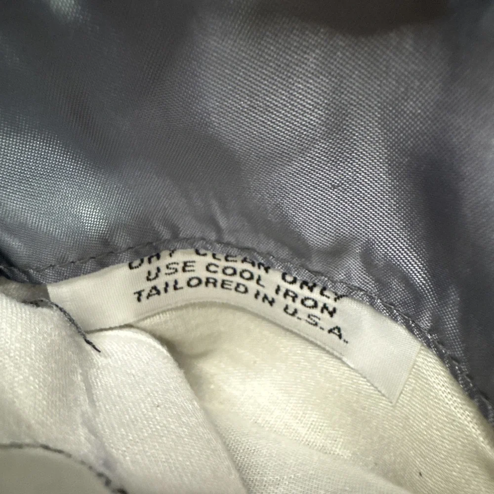 Bespoke Tom James Blue Weave Silk Wool Sport Coat Sz 42R Custom Jacket Blazer